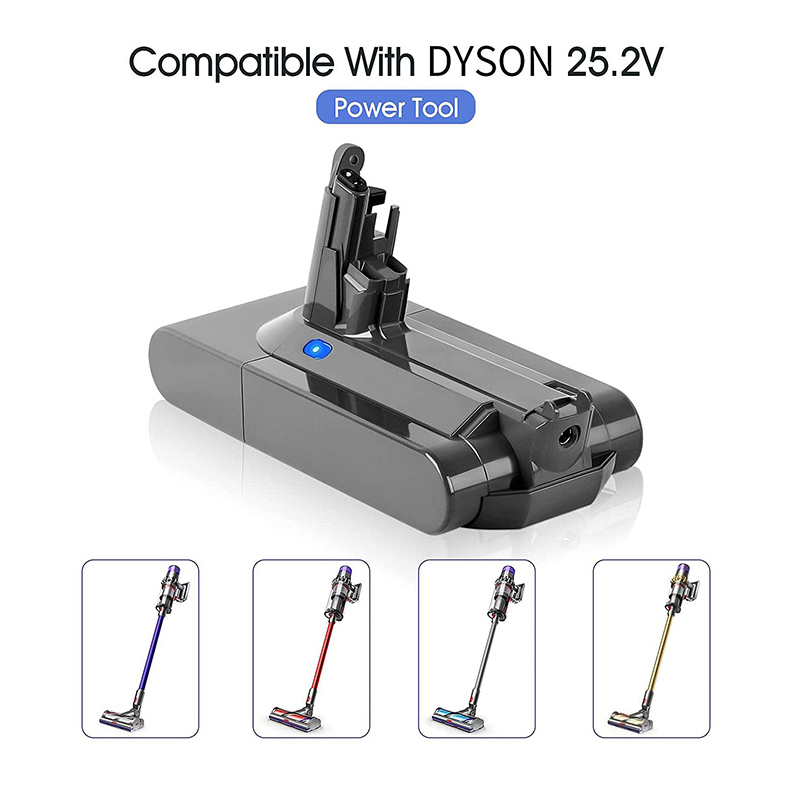 مكنسة كهربائية لاسلكية Dyson V11 بطاريات 25.2 فولت 5.0 أمبير