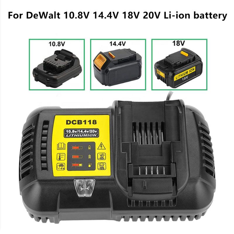 Power Tool Battery Fast Rapid Charger Dewalts DCB118