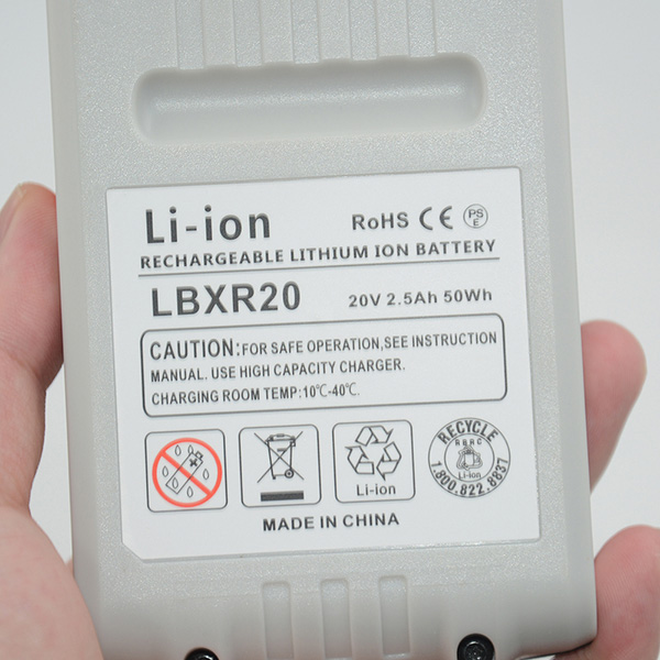 Reemplazo de batería de litio de 2500mAh y 20V para Black & Decker LBXR20 LBXR20-OPE LB20 LBX20 LBX4020 LB2X4020-OPE accesorios de herramientas eléctricas
