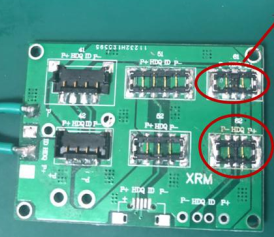 iPhone Battery interface and testing board interface
