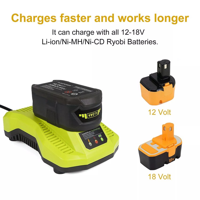Replacement Ryobi P117 Dual Chemistry Charger 